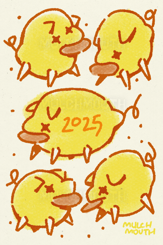 Lemon Pigs for Good Luck in The New Year
